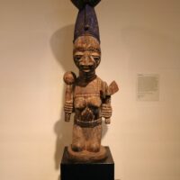 Statue of Oshun, representing the goddess of love and water.