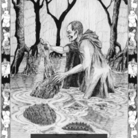 Illustration of Agalon Hayopan, legendary figure known as the Beast Master.