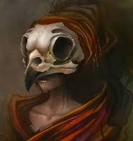 Painting of Bulalakaw, the mythical fire bird in vibrant hues