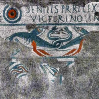 Ancient wall art of Nodens