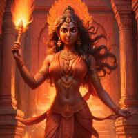 Indian Goddess of Fire, Agneya