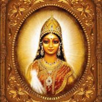 Traditional depiction of Indian goddess Agneya