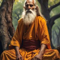 Mythlok - Atri Rishi Atri sitting in a forest