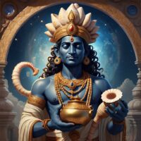 Dhanvantri, the Indian god of Medicine
