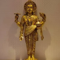A figurine of the Indian God of Ayurveda, Dhanvantri