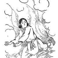 A sketch of the Japanese god Okuninushi