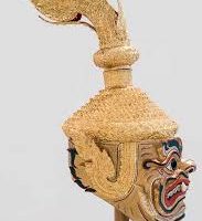 Mask of the Cambodian Thunder god Ream Eyso