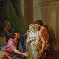 A painting of Greek King Admetus