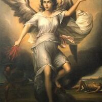 A painting of the Greek Goddess Adrestia