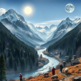 Mythlok - Albanian_ Traditional Albanian mythological landscape