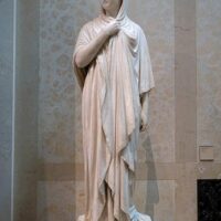 A statue of the Greek queen Alcestis
