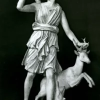 Statue of Greek goddess Artemis