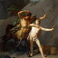Painting of the Greek centaur Chiron