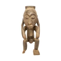 A wooden figure of the Luba God Kabezya-Mpungu