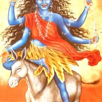 Mythlok - Kalaratri art An image of the Indian goddess Kalaratri