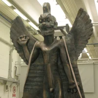 Stone statue of Pazuzu