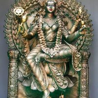 An idol of the Indian goddess Siddhidatri