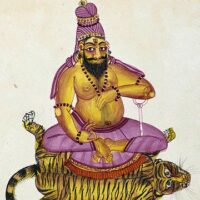 Mythlok - Vasistha traditional Traditional painting of Sage Vasistha