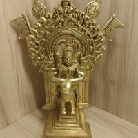 A figurine of the Indian god Vishnumaya on a buffalo