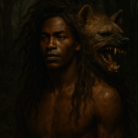 Image of the Mbundu beast Kishi