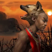 Image of the Mbundu beast Kishi