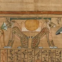 Mythlok - Aker heiroglyphics Ancient representation of the Egyptian god Aker