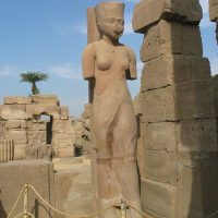 Statue of Egyptian goddess Amunet