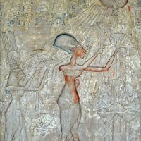 Mythlok - Aten heiroglyphics Hieroglyphics depicting the Egyptian sun disc Aten