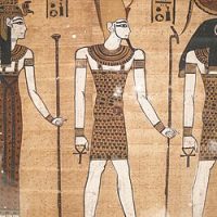 Mythlok - Atum ancient Ancient depiction of the Egyptian god Atum