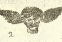 Illustration of the Mayan mythical creature the Chonchon