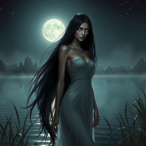 El Naddaha, the mythical Egyptian siren of the Nile.