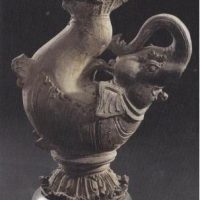 Mythlok - Gaja Minha carving A stone sculpture of the Indonesian Gaja Minha