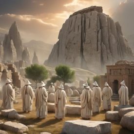 An ancient Anatolian highland landscape inspired by Hurrian mythology