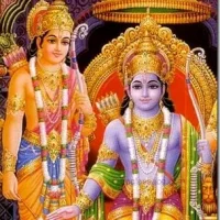 Mythlok - Lakshmana with Rama A painting of Lakshmana with Rama