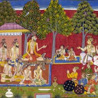 Mythlok - Shatrughna traditional A classical painting showing Shatrughna