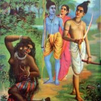 Mythlok - Shurpanakha painting A Painting of Shurpanakha from Indian Mythology