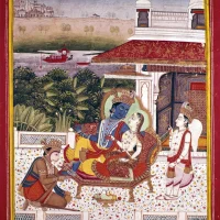 Mythlok - Sita classical Classical painting of Sita from the Ramayana