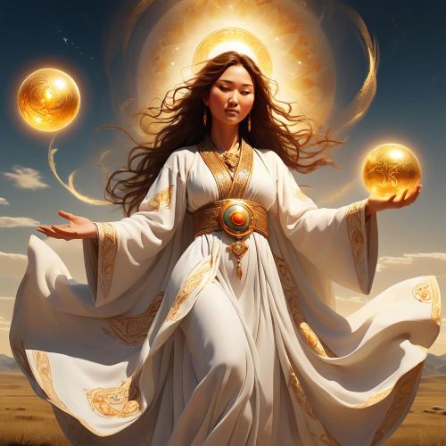 Umai, the Kazakh goddess of fertility and protector of children.