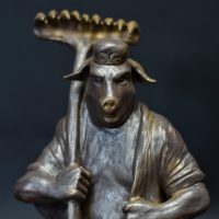 A figurine of Zhu Baije from Chinese Mythology