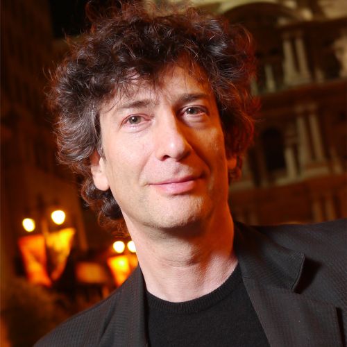 An image of mythology expert Neil Gaiman