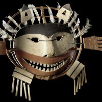 Mythlok - Amikuk mask A mask representing the Yupik trickster Amikuk