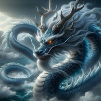 Mythlok - Ao Run Ao Run, the Dragon King of the West Sea from Chinese mythology, in his majestic full dragon form
