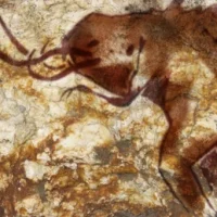 Wall art of the Nauruan creator god Areop-Enap