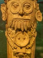 A totem of the Mixtec Rain god Dzahui