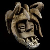 Mythlok - Ekwensu headress Headdress of the Igbo god Ekwensu