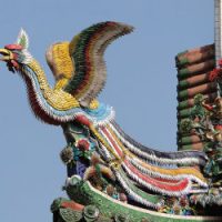 Statue of the Chinese phoenix, Fenghuang
