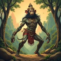 Mythlok - Handuman Handuman from the Hikayat Seri Rama tradition