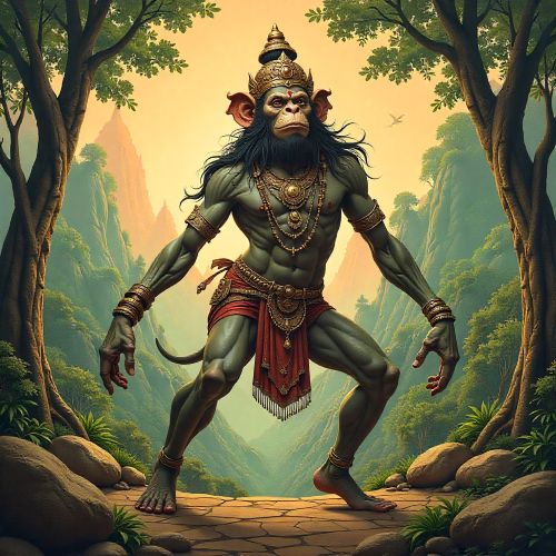 Handuman from the Hikayat Seri Rama tradition