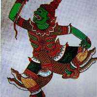 Mythlok - Intharachit traditional Traditional image of the Thai demon prince Intharachit