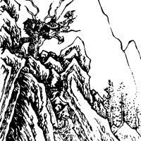 Mythlok - Jiaolong sketch Sketch of the Chinese flood dragon Jiaolong